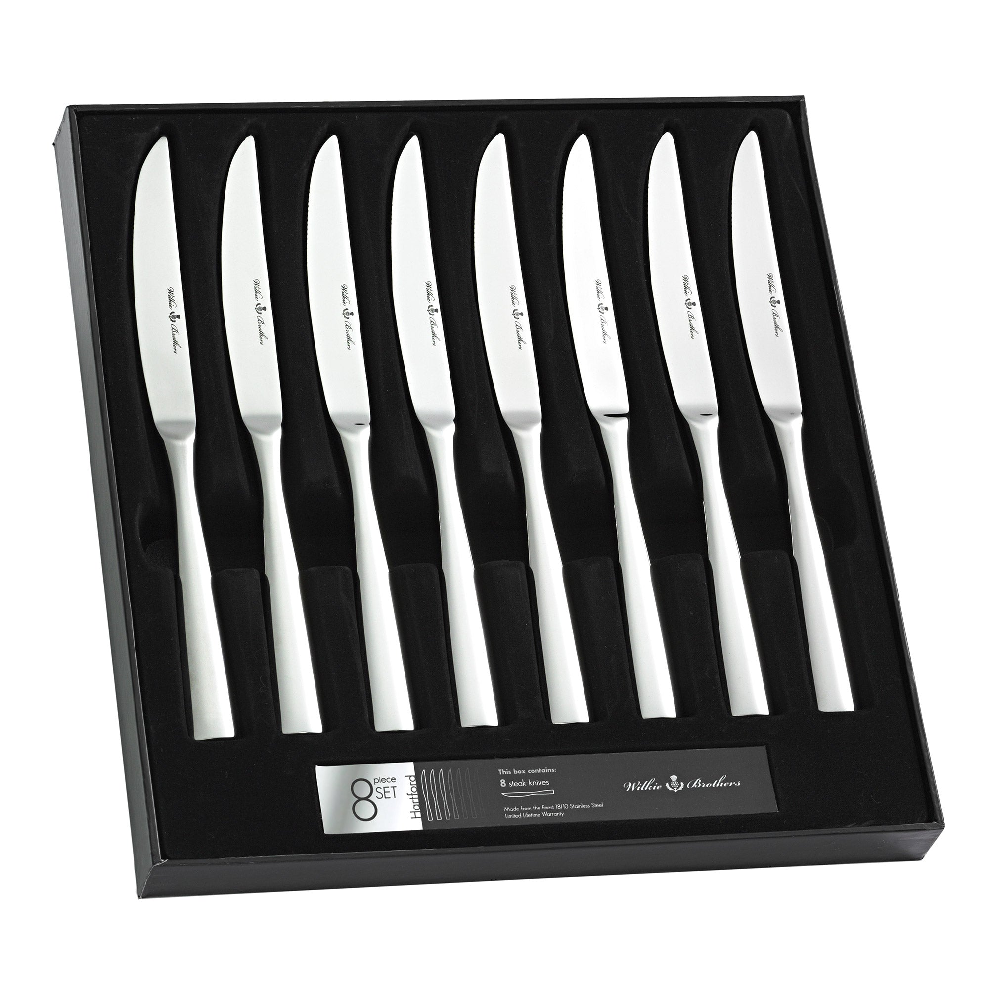 Wilkie Brothers Hartford 8 Piece Steak Knife Set