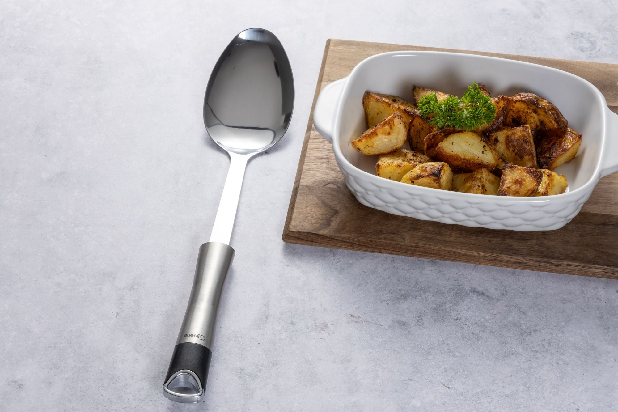 Cuisena Stainless Steel Solid Spoon