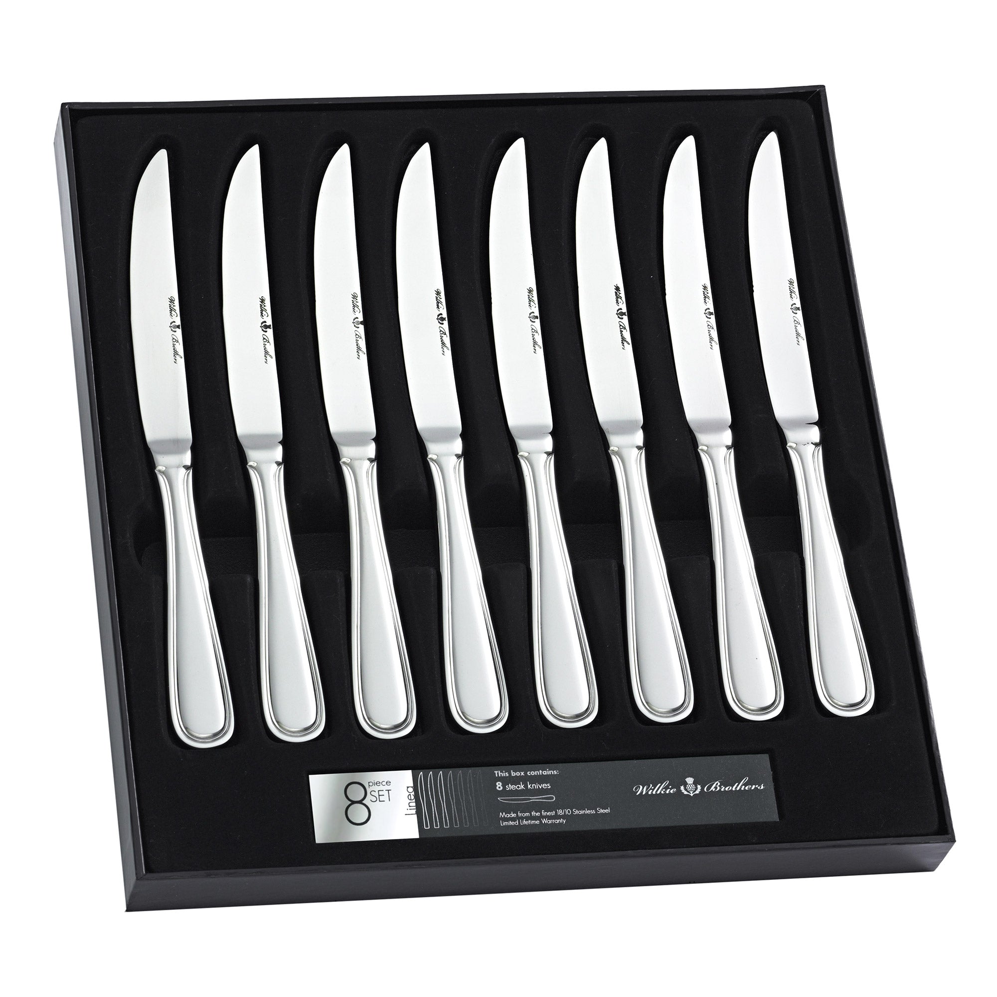 Wilkie Brothers Linea 8 Piece Steak Knife Set