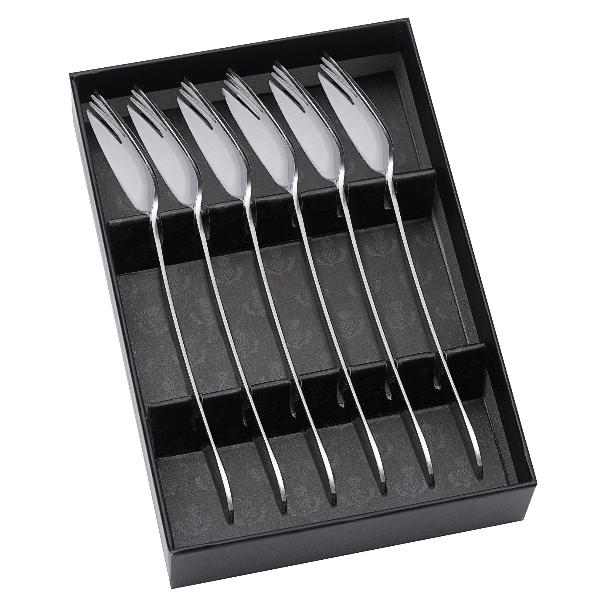 Wilkie Brothers 6 Piece Buffet Fork Set - Mirror Finish