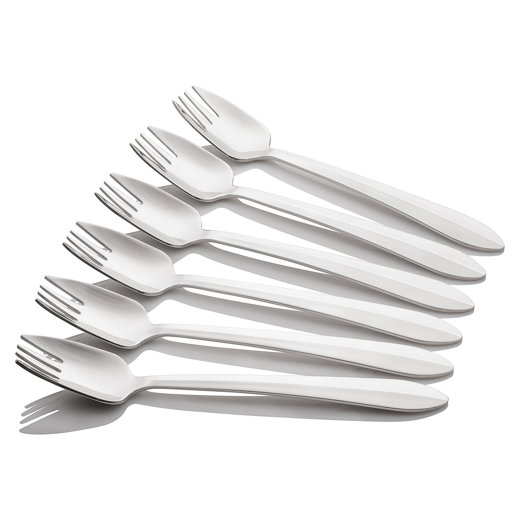 Wilkie Brothers 6 Piece Buffet Fork Set - Mirror Finish