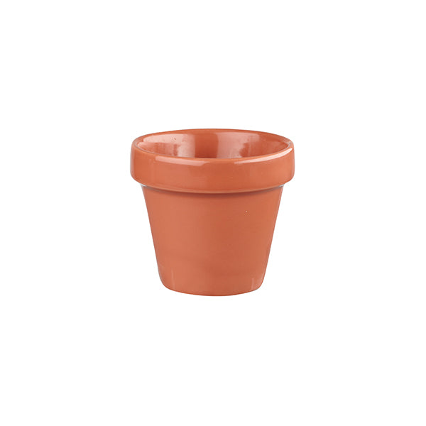Churchill Bit on the Side Paprika Plant Pot (90mm Ø 97mm H 340ml)