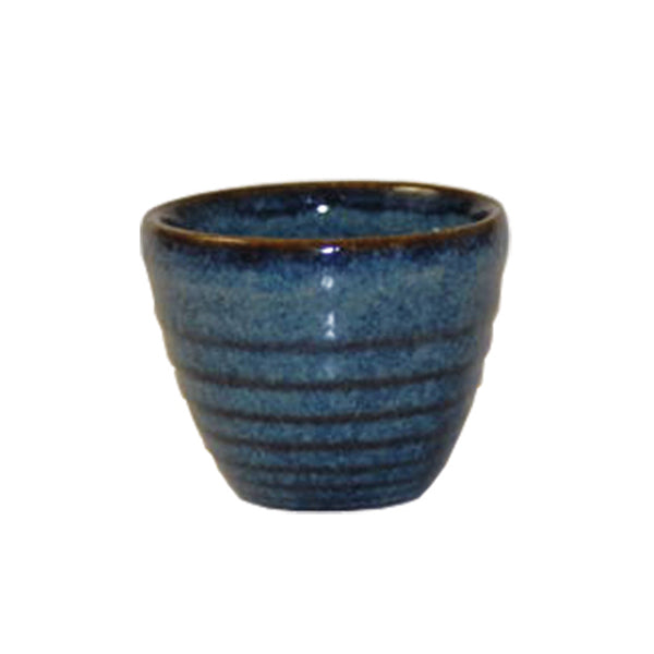 Churchill Bit on the Side Sapphire Ripple Dip Pot (70mm Ø 62mm H 110ml)