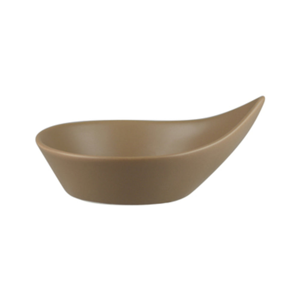 Longfine Natural Satin Leaf Dish Large