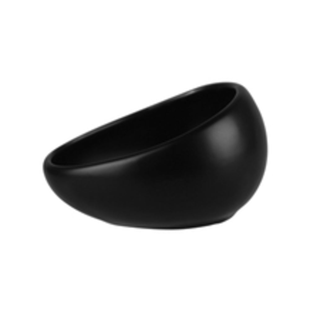 Longfine Natural Satin Sauce Dish Small