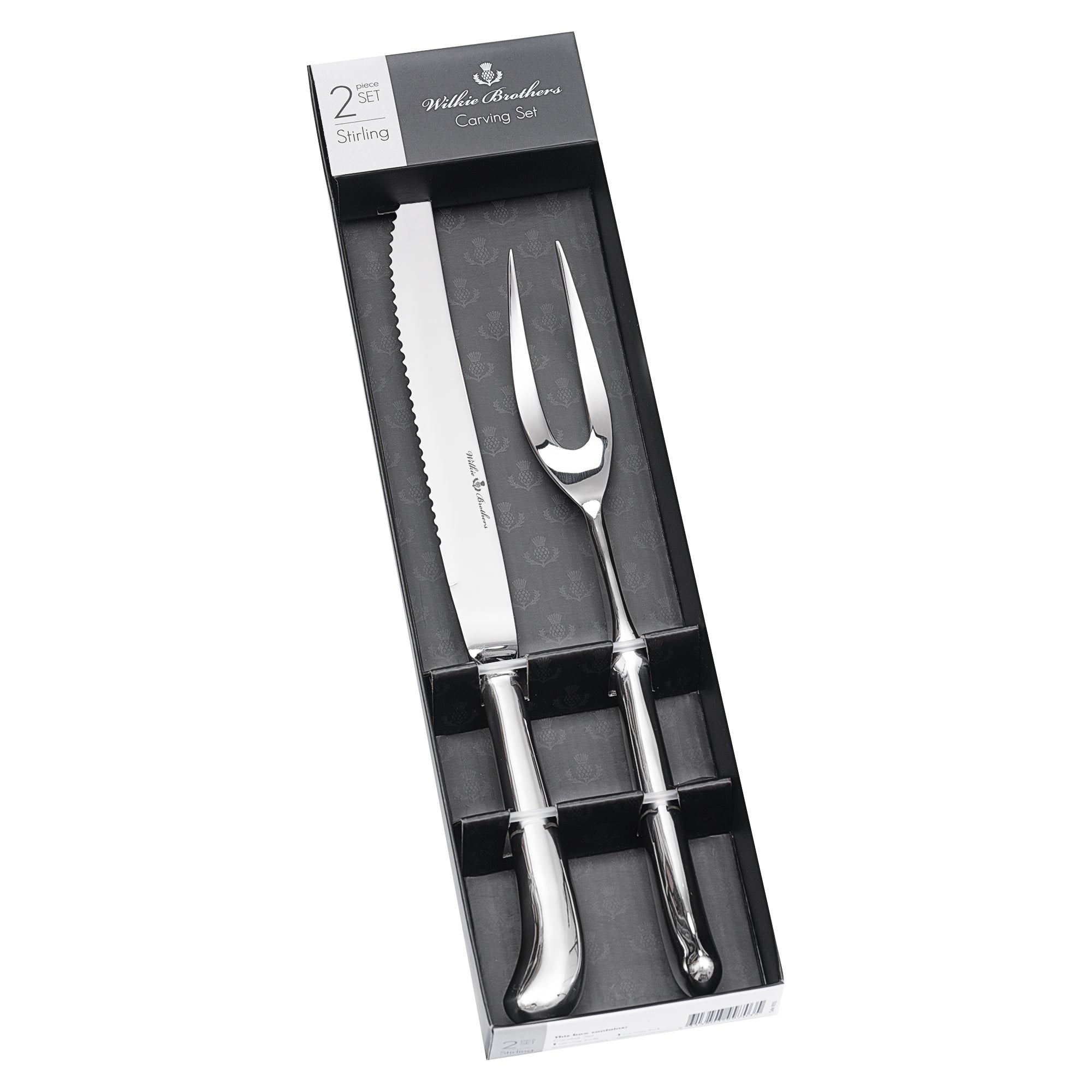 Wilkie Brothers Stirling 2 Piece Carving Set