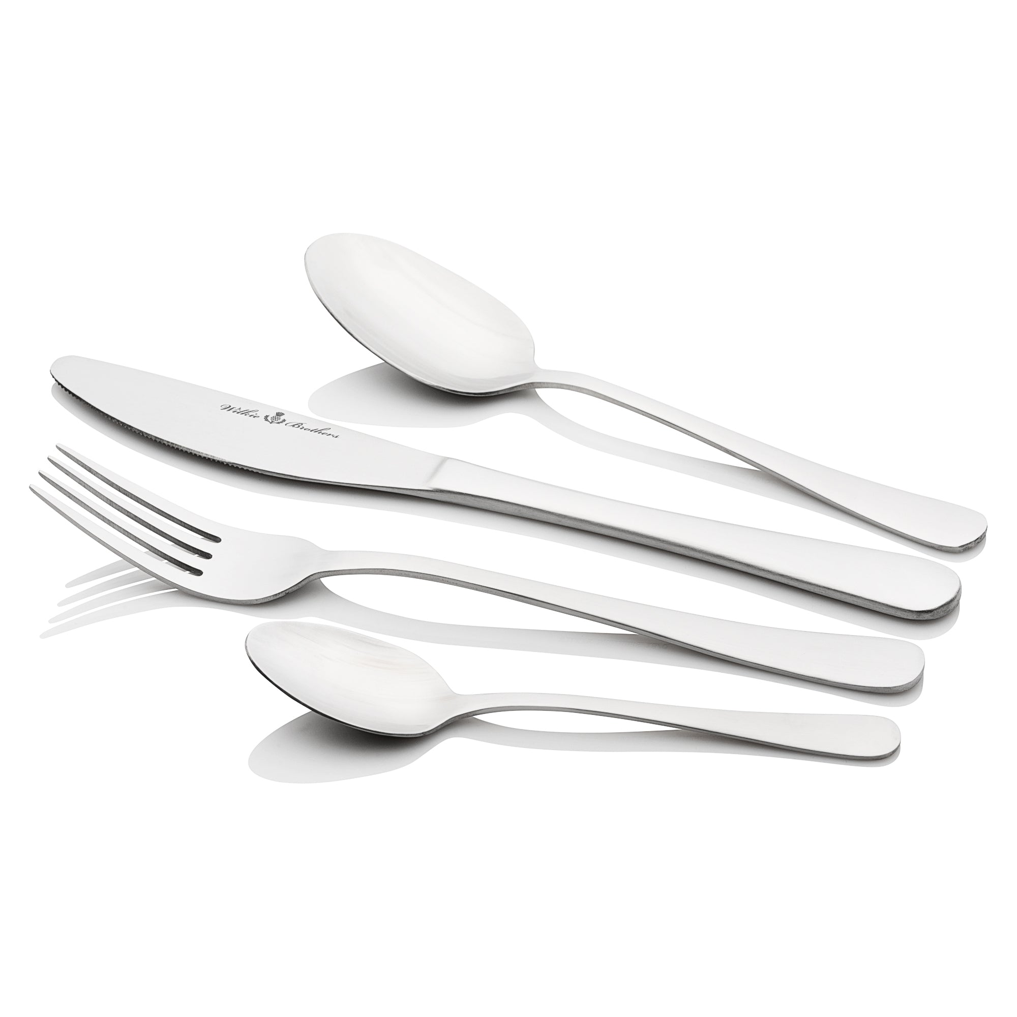 Wilkie Brothers Livingston Satin 42 Piece Cutlery Set