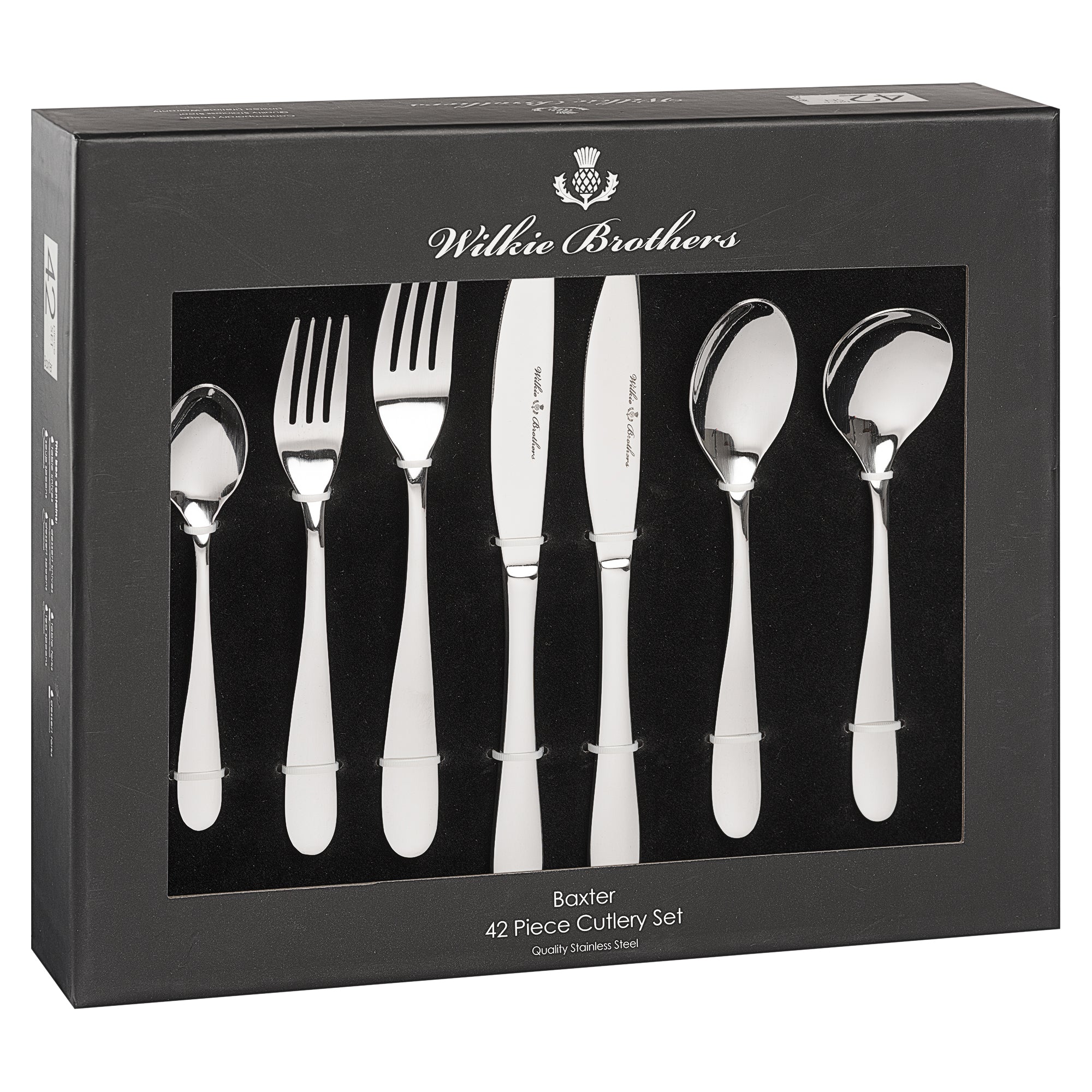 Wilkie Brothers Baxter 42 Piece Cutlery Set