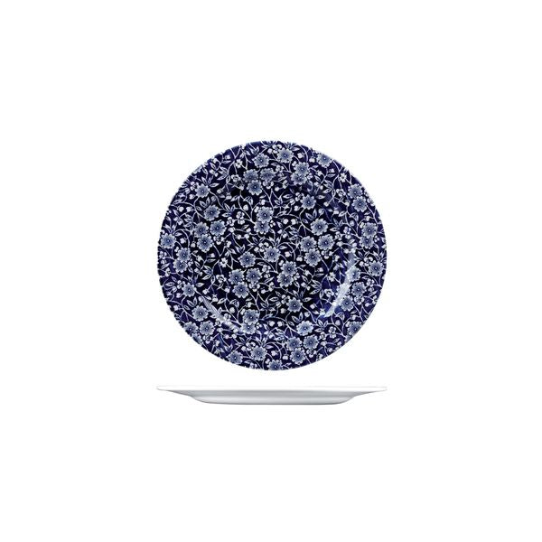 Churchill Victorian Calico Willow Round Plate - Wide Rim (215mm Ø)