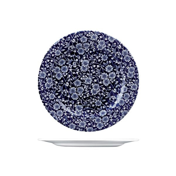 Churchill Victorian Calico Willow Round Plate - Wide Rim (276mm Ø)