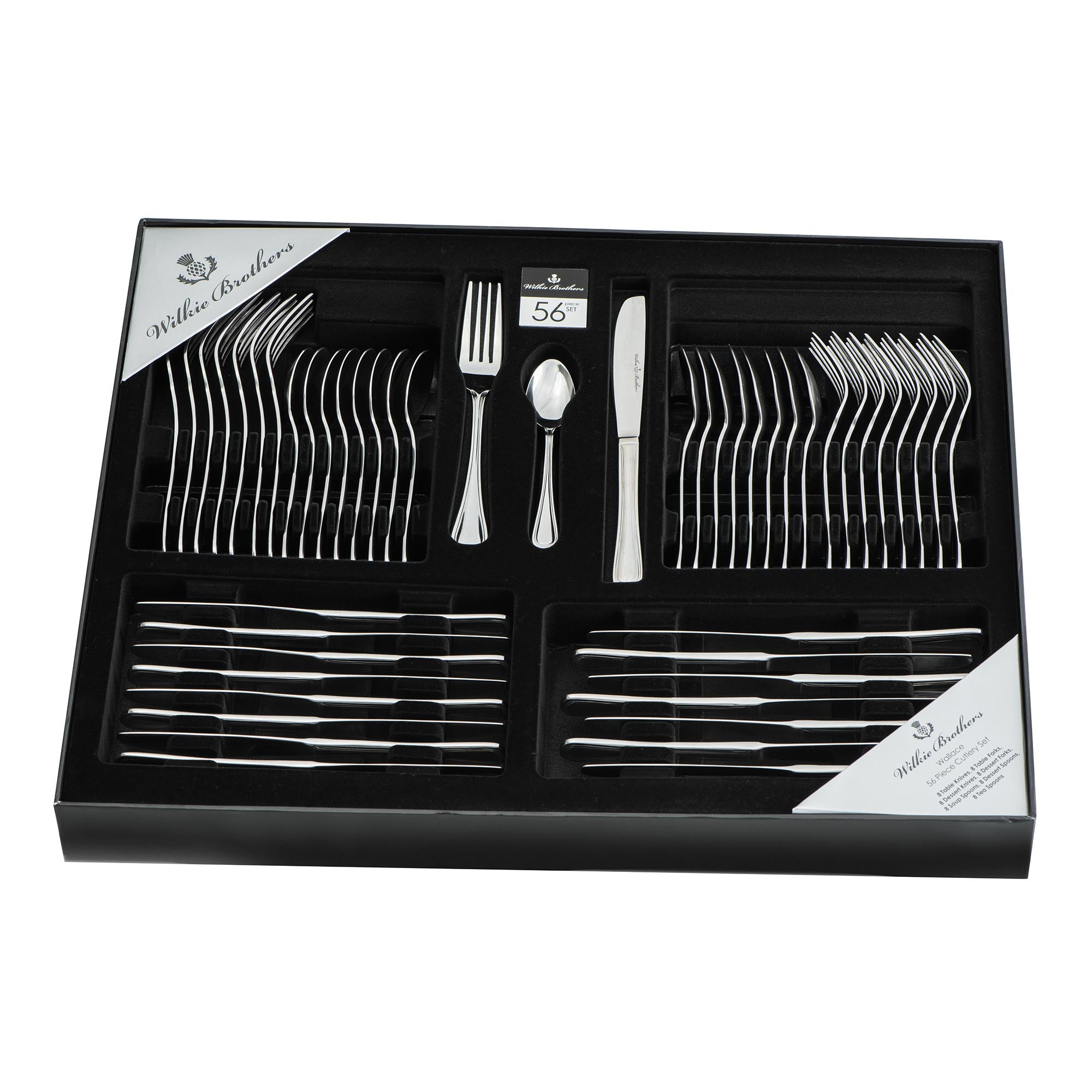 Wilkie Brothers Wallace 56 Piece Cutlery Set
