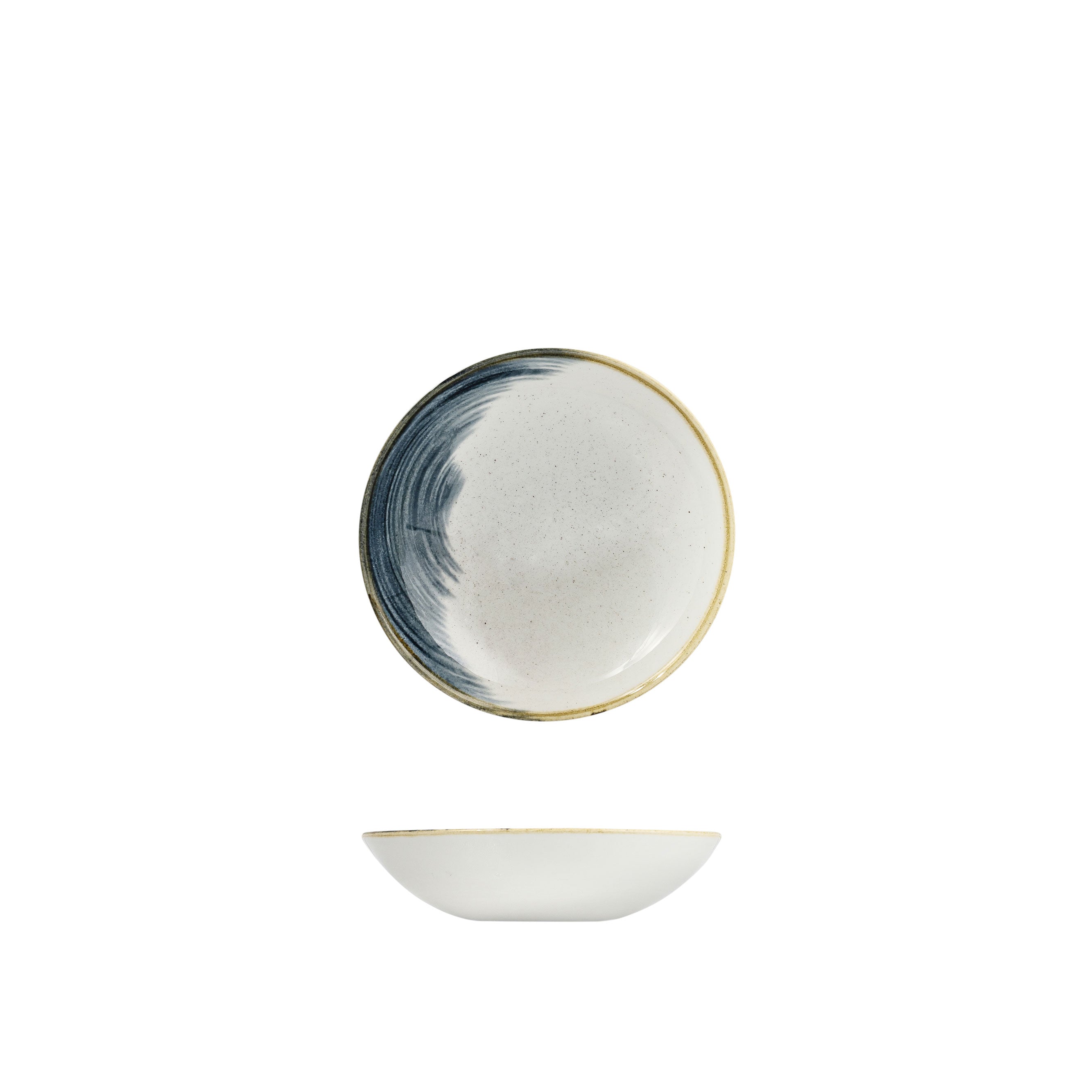 Churchill Accents Blueberry Round Coupe Bowl (182mm 426ml)
