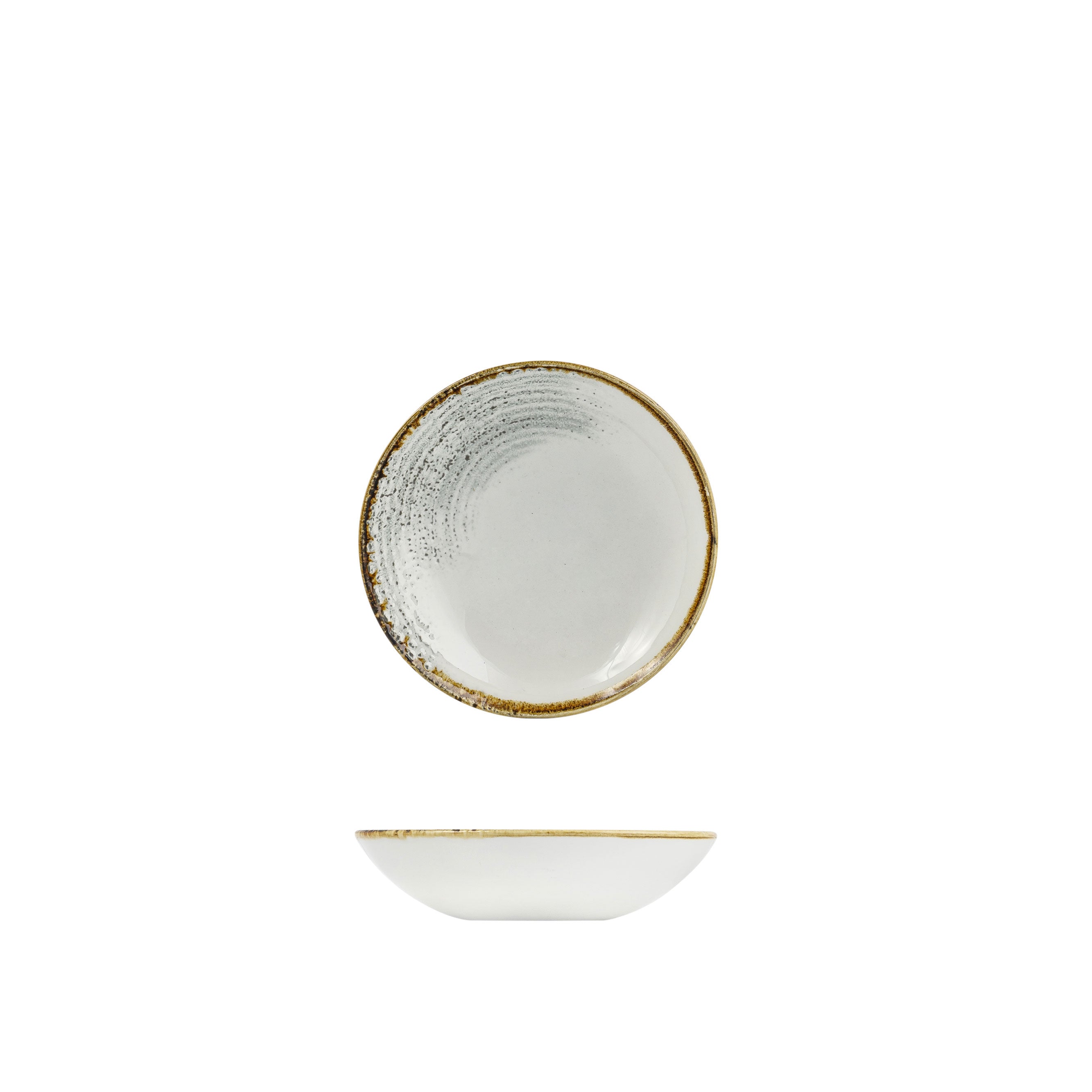 Churchill Accents Jasper Grey Round Coupe Bowl (182mm 426ml)