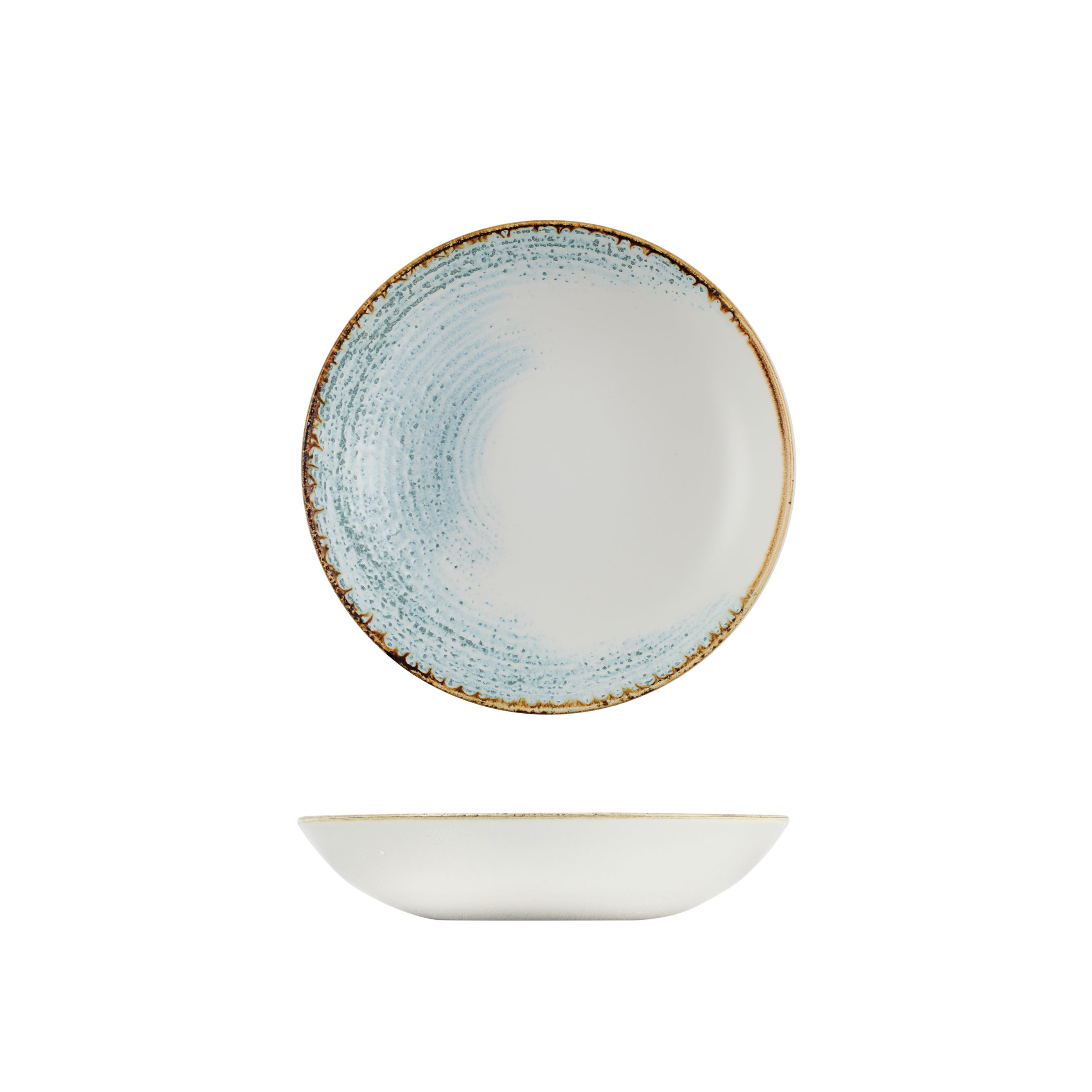 Churchill Accents Aquamarine Round Coupe Bowl (248mm 1136ml)