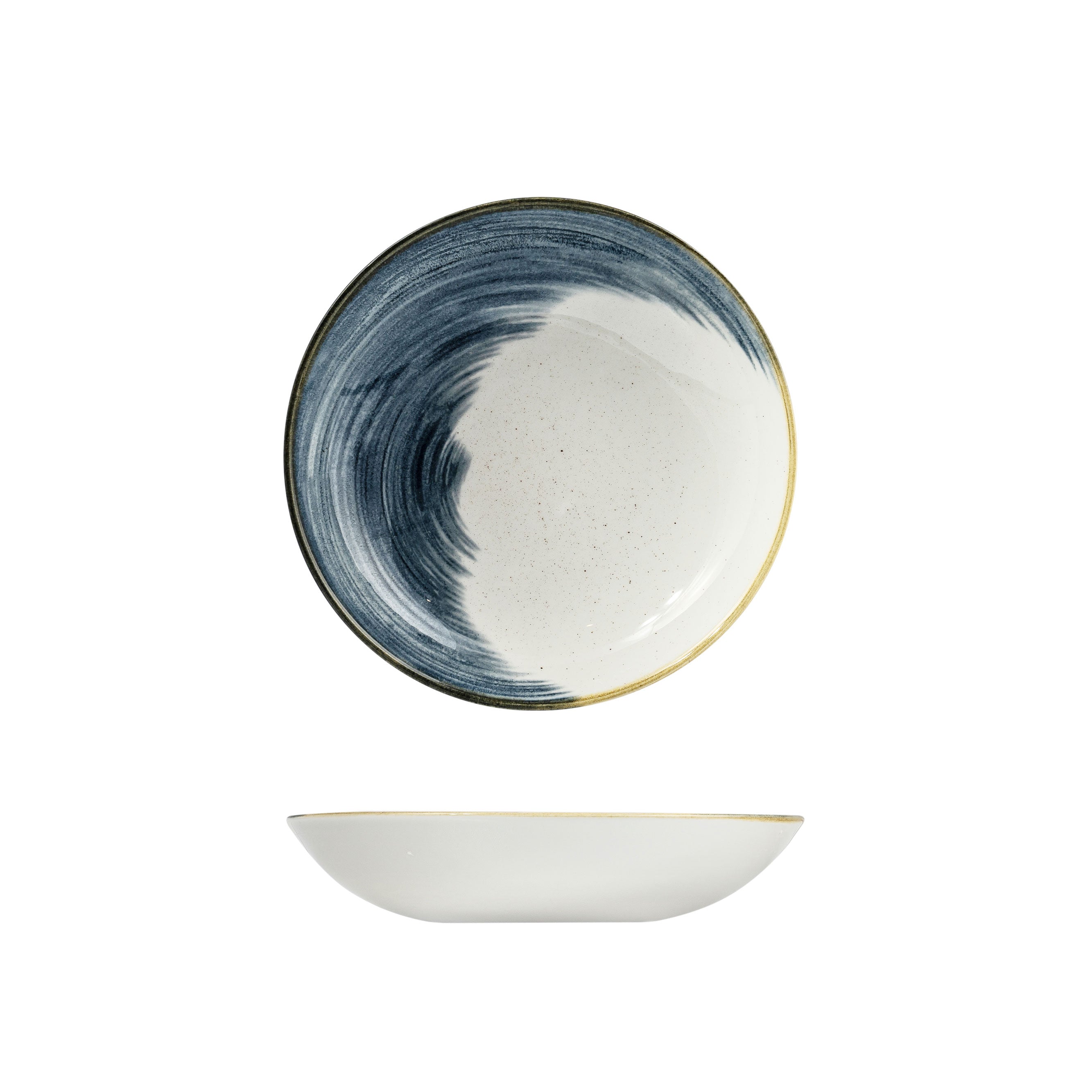 Churchill Accents Blueberry Round Coupe Bowl (248mm 1136ml)