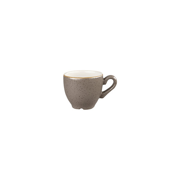 Churchill Stonecast Peppercorn Grey Espresso Cup (100ml)
