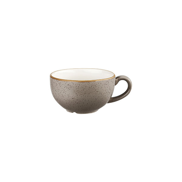 Churchill Stonecast Peppercorn Grey Cappuccino Cup (227ml)