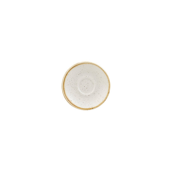 Churchill Stonecast Barley White Espresso Saucer (118mm Ø)