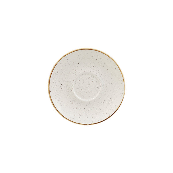 Churchill Stonecast Barley White Cappuccino Saucer (156mm Ø)