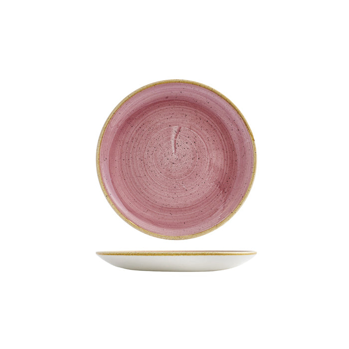 Churchill Stonecast Petal Pink Round Coupe Plate (165mm Ø)