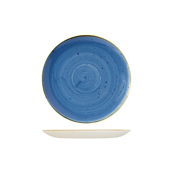 Churchill Stonecast Cornflower Blue Round Coupe Plate (217mm Ø)