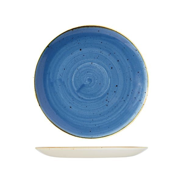 Churchill Stonecast Cornflower Blue Round Coupe Plate (260mm Ø)