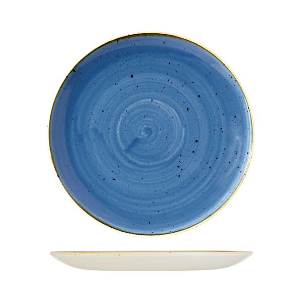 Churchill Stonecast Cornflower Blue Round Coupe Plate (288mm Ø)