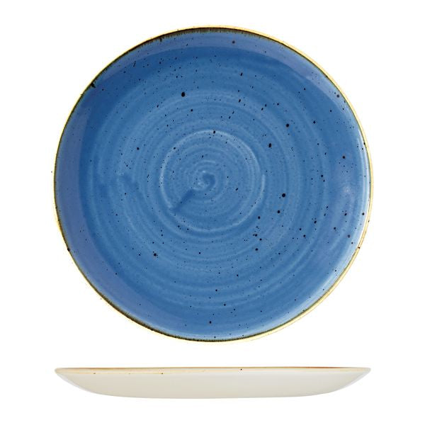 Churchill Stonecast Cornflower Blue Round Coupe Plate (324mm Ø)