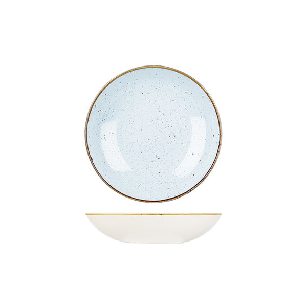 Churchill Stonecast Duck Egg Round Coupe Bowl (182mm Ø 426ml)