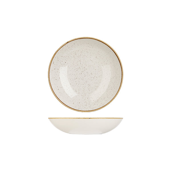 Churchill Stonecast Barley White Round Coupe Bowl (182mm Ø 426ml)