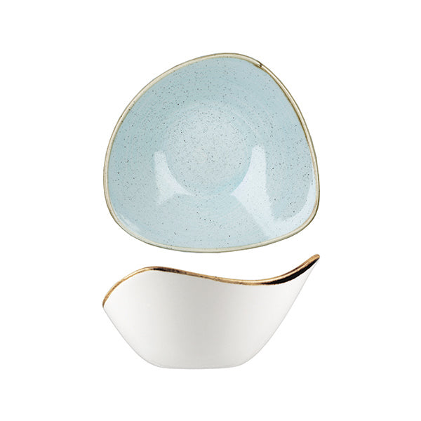Churchill Stonecast Duck Egg Triangular Bowl (153mm 260ml)