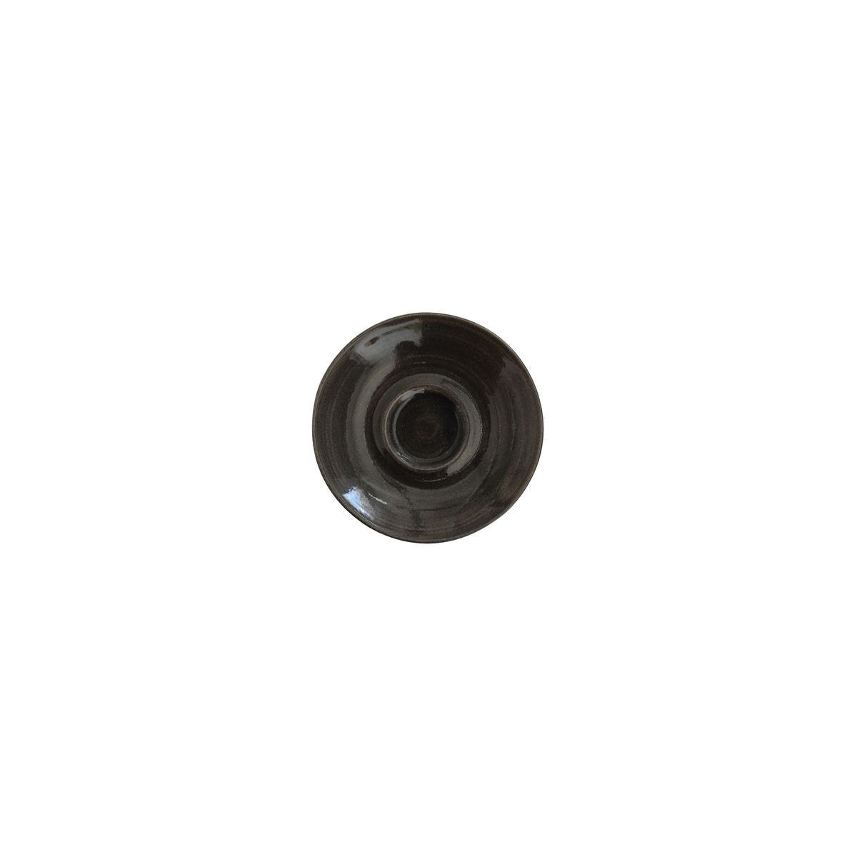 Churchill Monochrome Onyx Black Saucer (156mm Ø)