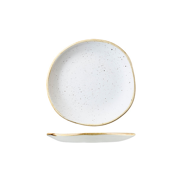 Churchill Stonecast Barley White Organic Round Plate (186mm Ø)