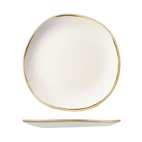 Churchill Stonecast Barley White Organic Round Plate (264mm Ø)