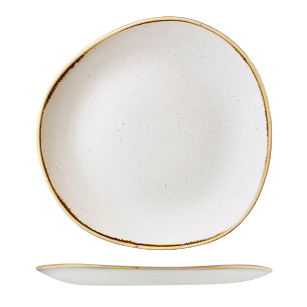 Churchill Stonecast Barley White Organic Round Plate (286mm Ø)
