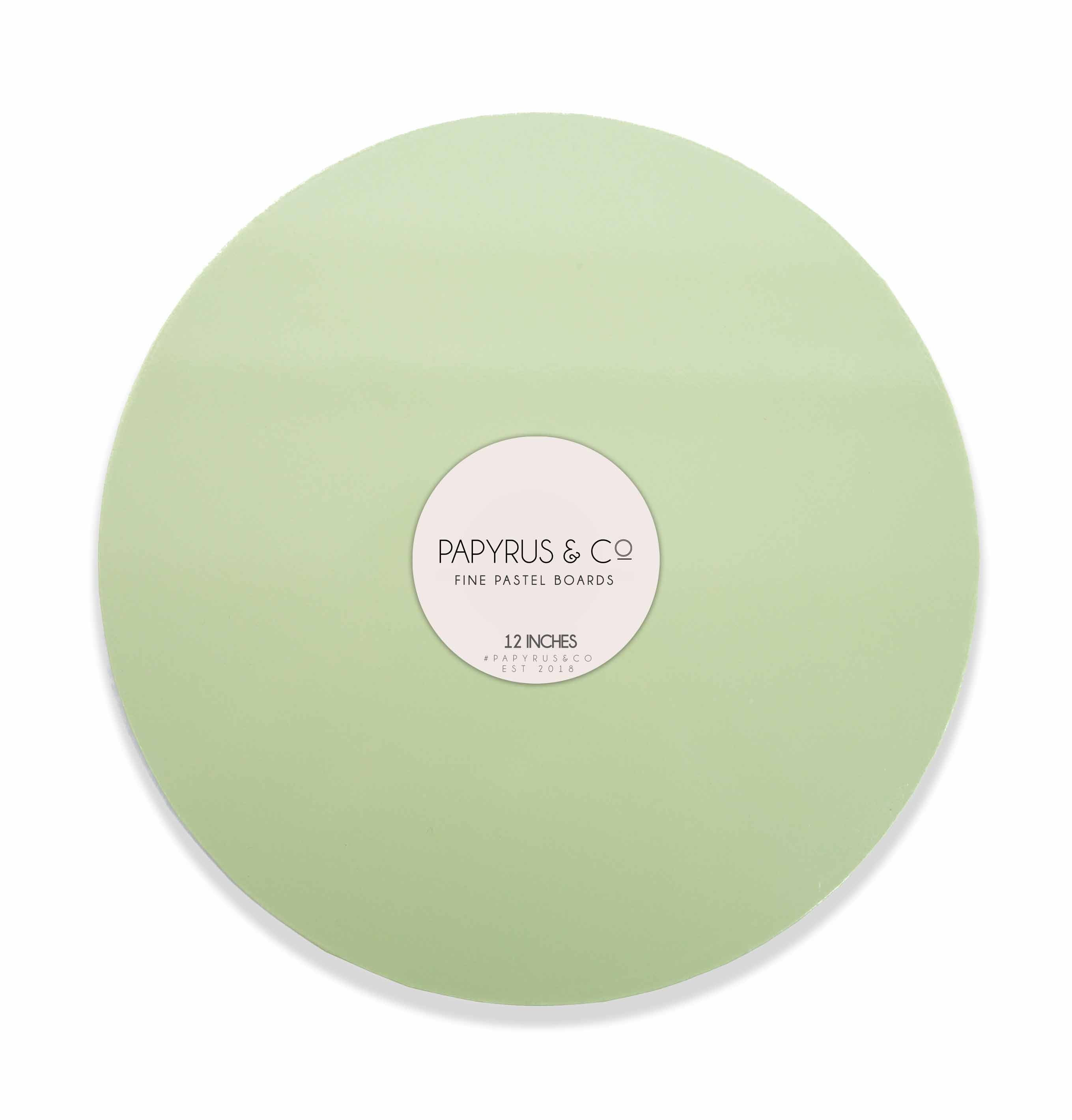 Papyrus Masonite Cake Board Round Pastel Green 12in