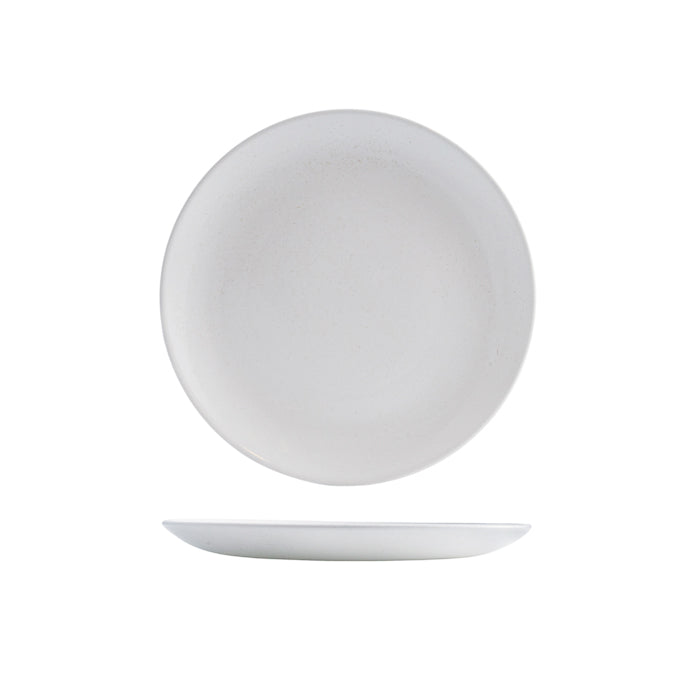 Churchill Satin Round Coupe Plate (217mm Ø - White)