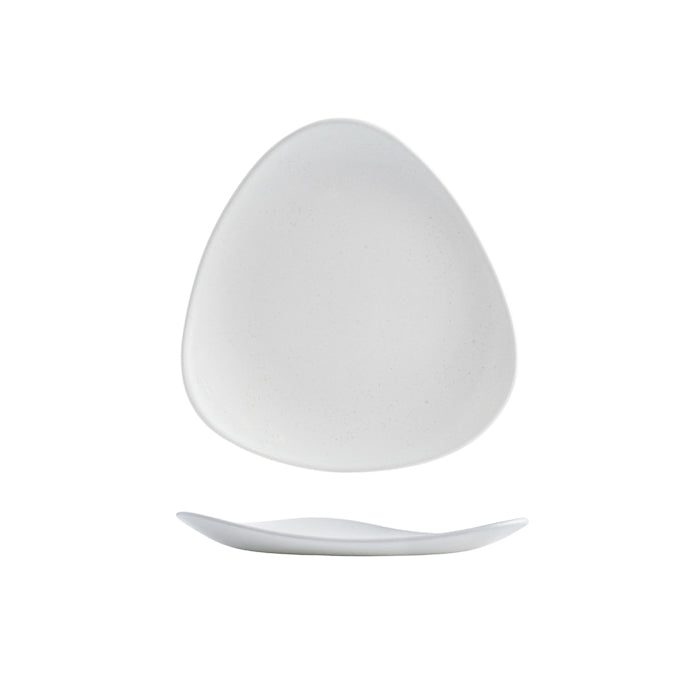 Churchill Satin Triangular Plate (192mm - White)