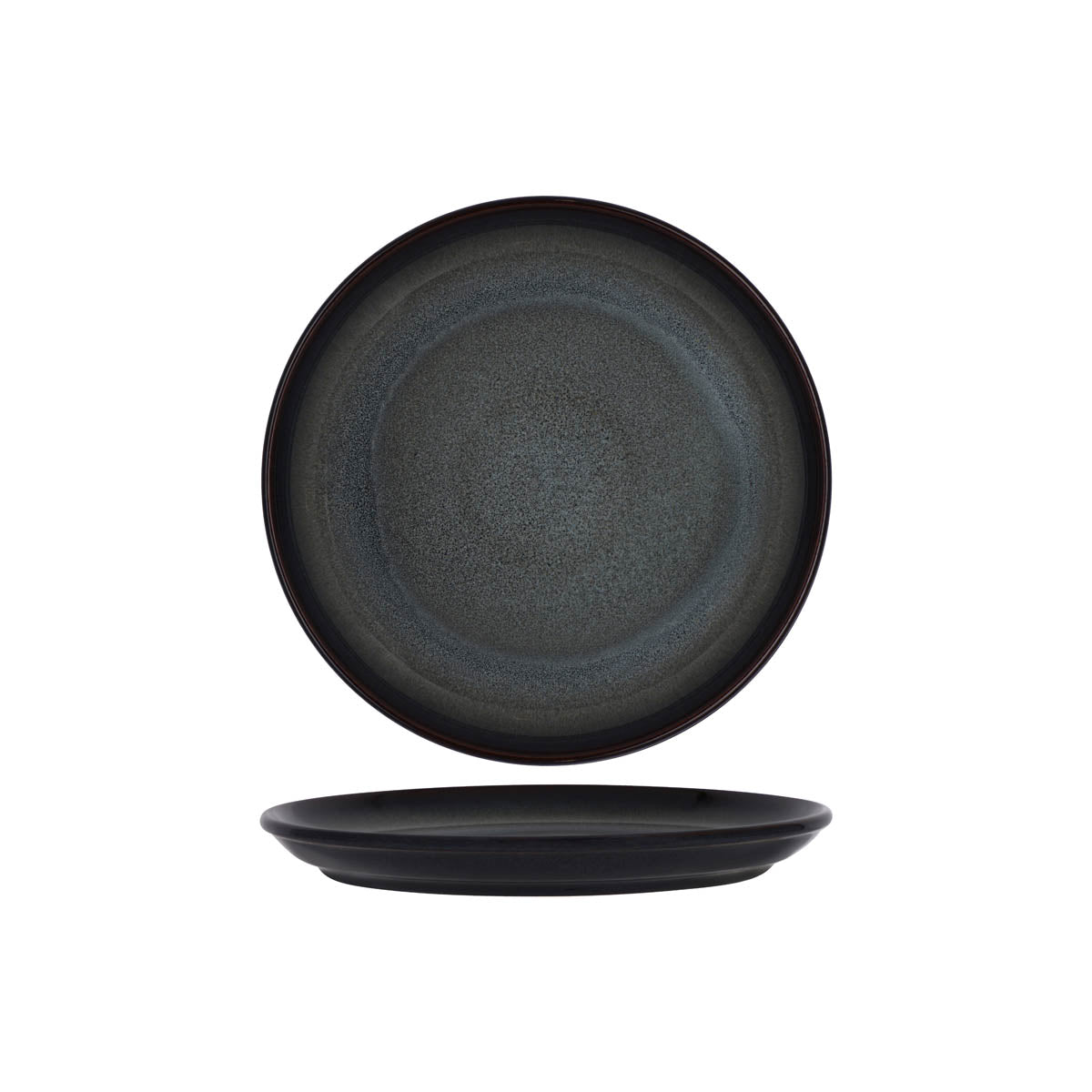 Tablekraft Artistica Pewter Round Plate Rolled Edge 270mm