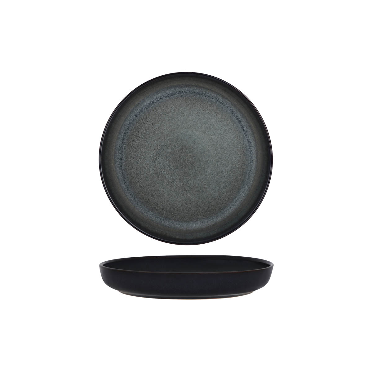 Tablekraft Artistica Pewter Round Deep Plate 240mm