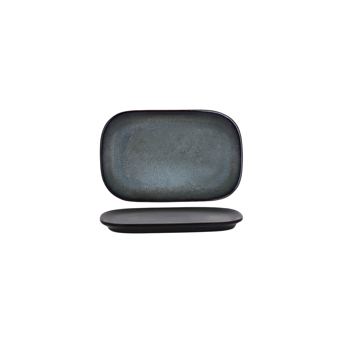 Tablekraft Artistica Pewter Rectangle Coupe Plate 220x140mm