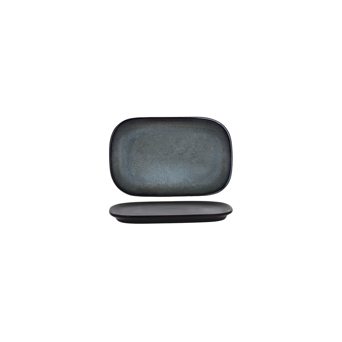 Tablekraft Artistica Pewter Rectangle Coupe Plate 170x110mm