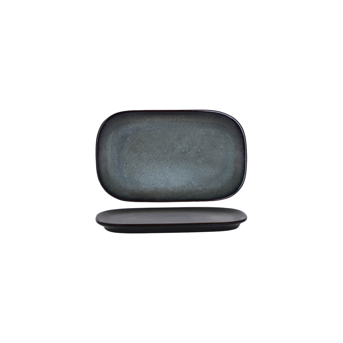 Tablekraft Artistica Pewter Rectangle Coupe Plate 250x140mm