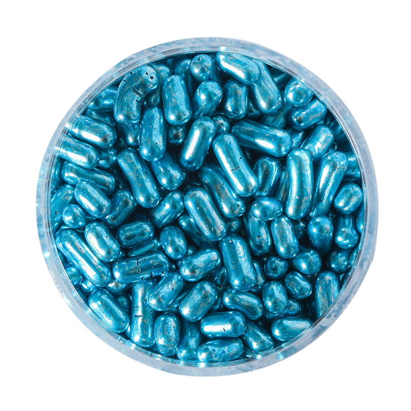 Sprinks Metallic Jimmies Blue 1mm 85g