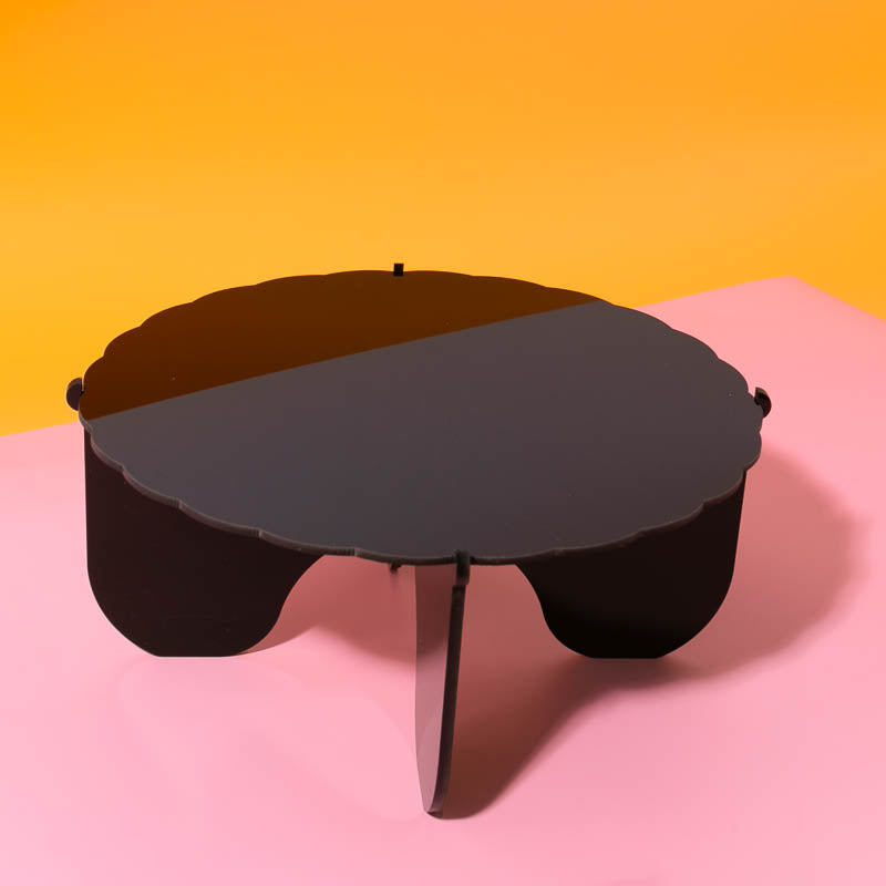 Cake & Candle Plateau Gateau Cake Stand Black 3 Piece