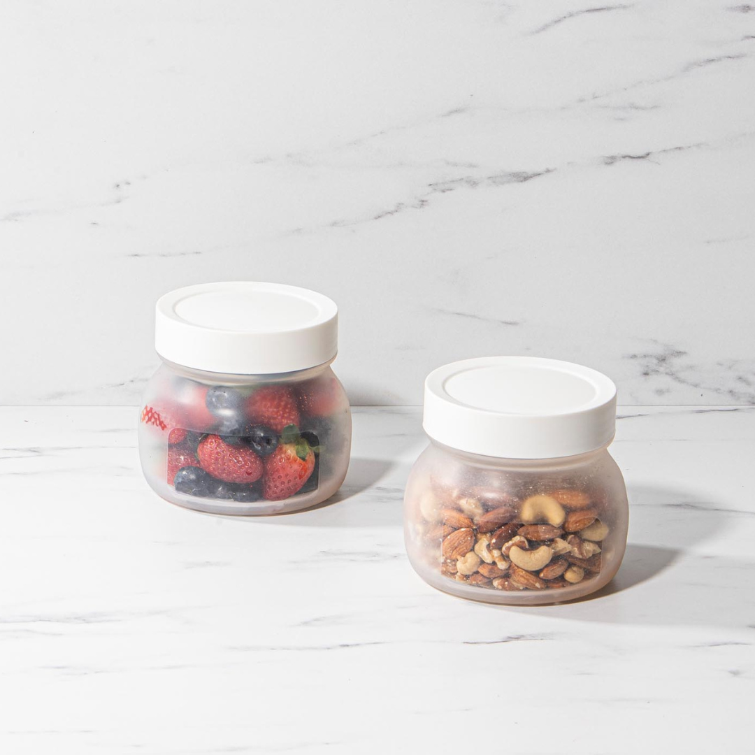 Eco Ladelle Eco Flexi White 2pk Large Jar