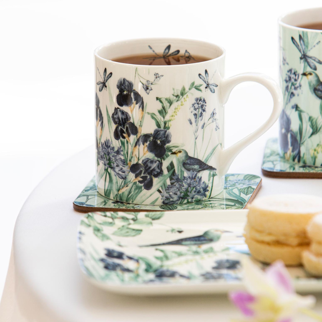 Ashdene Iris Garden White Mug