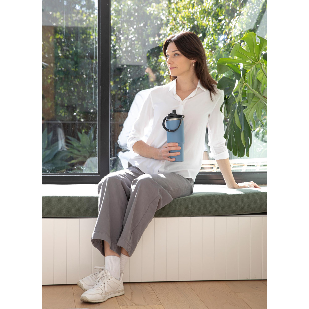 Eco Ladelle Eco Hydrate Blue 1ltr Drink Bottle