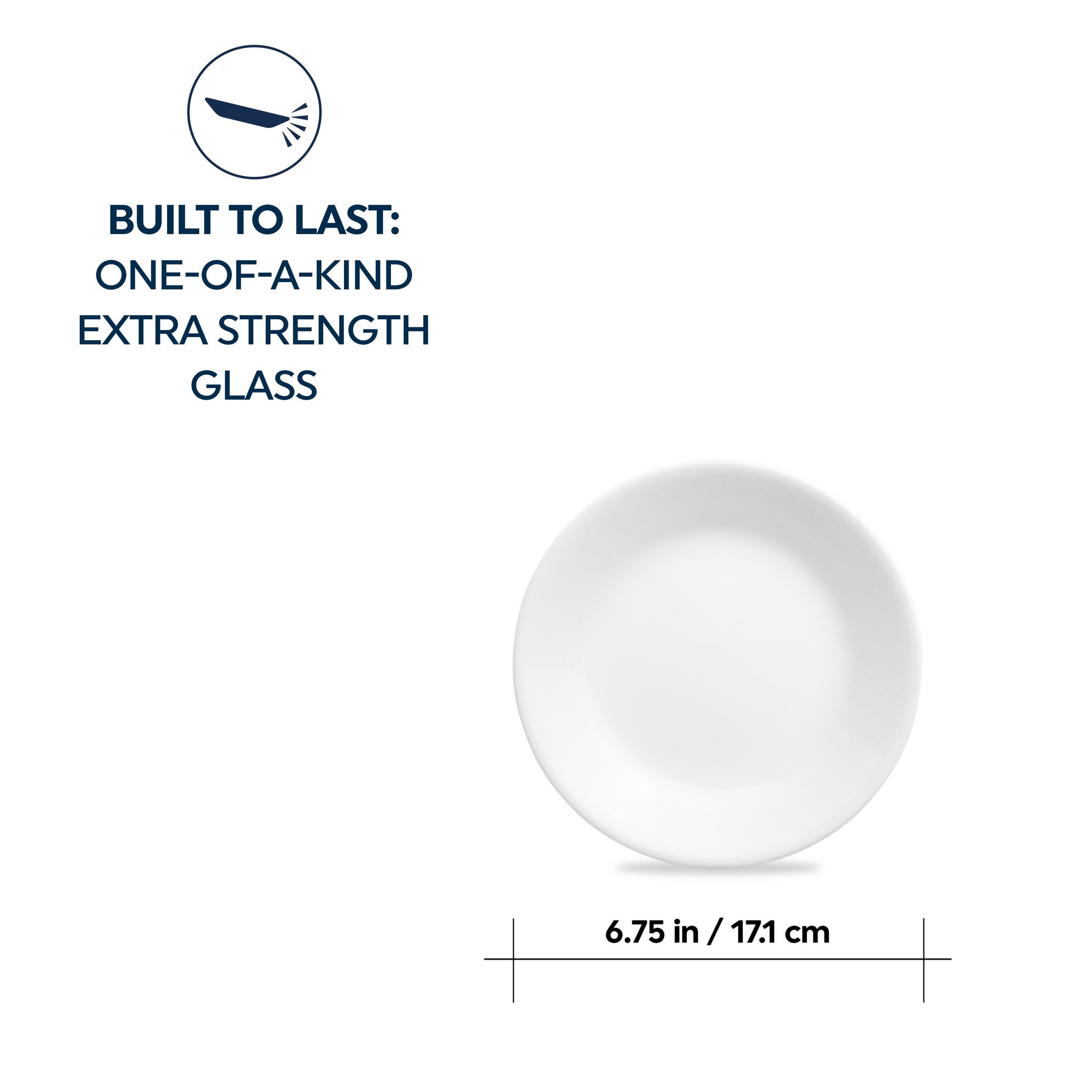 Corelle Winter Frost White Side Plate 17cm