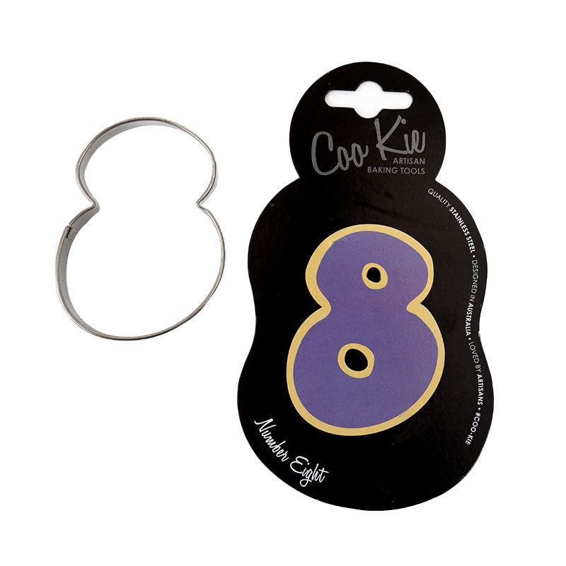 Coo Kie Number 8 Cookie Cutter